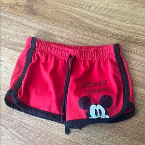 Mickey Mouse Red Shorts